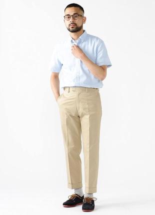 Чиносы брюки beams plus ankle cut ivy trousers