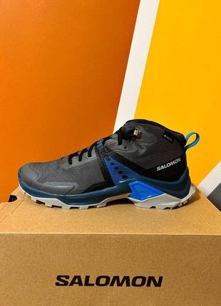 Мужские ботинки salomon x raise mid gore - tex