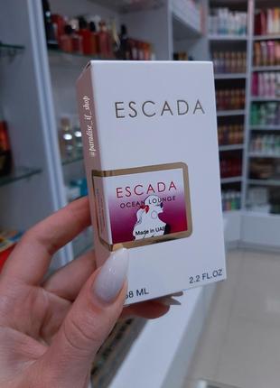 Мини_ пробник женский! escada ocean lounge🤩!