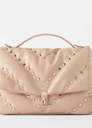Бежева сумочка zara