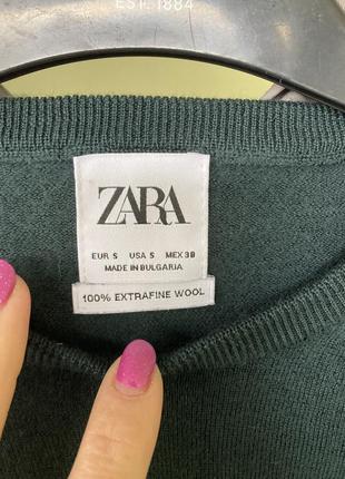 Базовый шерстяной джемпер от zara👌6 фото