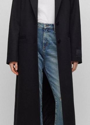 Шерстяное шерстяное пальто альпака однобортное zara massimo mango cos arket миди макси schneiders salzburg