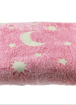 Плед світиться в темряві. день/ніч3 фото