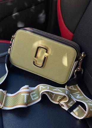 Marc jacobs logo olive/gold/black