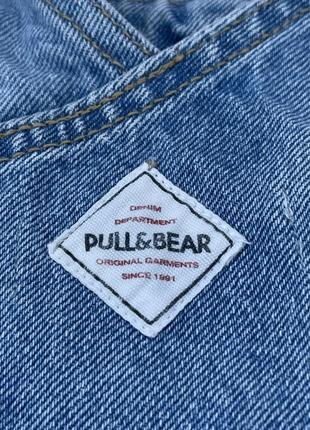 Сарафан джинсовый denim pull &amp; bear4 фото