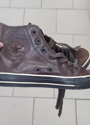 Шкіряні кеди converse all star chuck taylor.розмір 389 фото