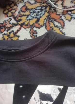 Женский свитшот кофта джемпер толстовка свитер хлопок флис коричневый цвет десны маус синтей sinsay базовый оверсайз5 фото
