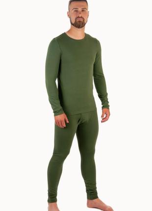 Бавовняна термобілизна чоловіча, комплект термобілизни джемпер і кальсони, хлопковое термо...
