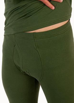 Бавовняна термобілизна чоловіча, комплект термобілизни джемпер і кальсони, хлопковое термо...