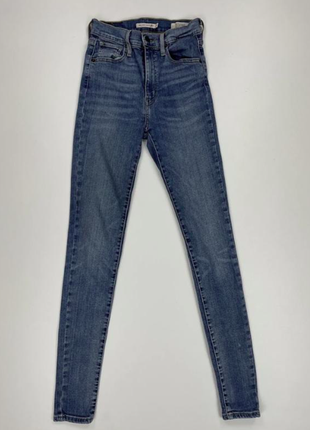 Levi's premium скинни джинсы с высокой посадкой8 фото