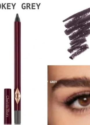 Олівець для очей charlotte tilbury rock 'n' cohl smokey grey3 фото