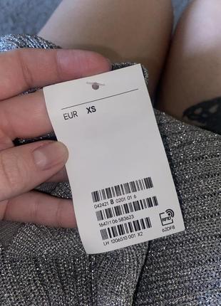 Сріблястий джемпер h&m 4
