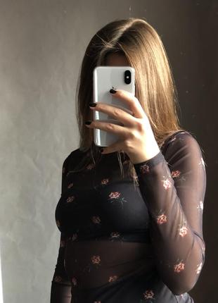 Боди-сетка bershka