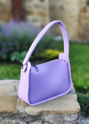 Фіолетова бузкова лавандова сумка