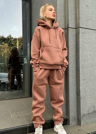 Качественный теплый костюм из турецкой трехнитки kk-119