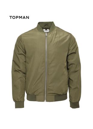 Мужская куртка бомбер topman olive оригинал [ m ]