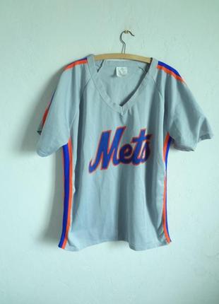 Футболка (джерси) бейсбольного клуба new york mets l xl