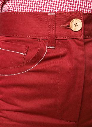 Maison kitsune брендовые французские брюки 38 широкие плотные с высокой посадкой штаны3 фото