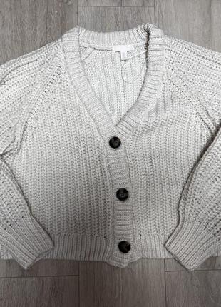 Вʼязаний кардиган h&m