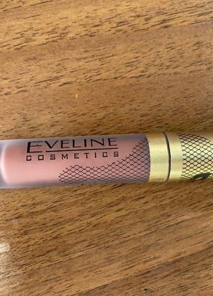 Жидкая матовая помада eveline cosmetics variete satin matt lip liquid lipstick