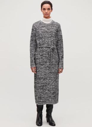 Сукня cos long reverse-knit dress / s