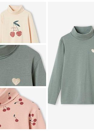 Стильный трикотажный гольф для девочки vertbaudet крупнобритания