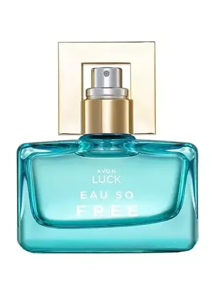 Женская парфюмерия avon luck eau so free, 30 мл (эйвон лак фри, эйвон лук фри)3 фото