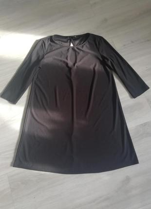 Базовое чёрное платье mango