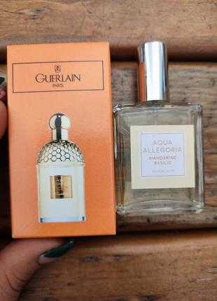 Парфюм женский 35 мл guerlain aqua allegoria mandarine basilic