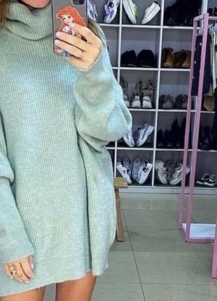 Dilvin теплый свитер удлиненный