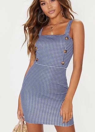 1+1=3🎁 новое! платье сарафан в клетку plt