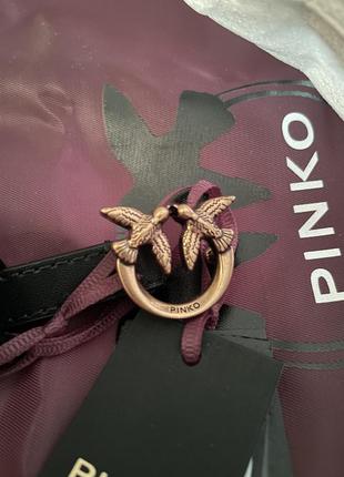 Черный кожаный пояс pinko новый оригинал, на талию и бедра2 фото