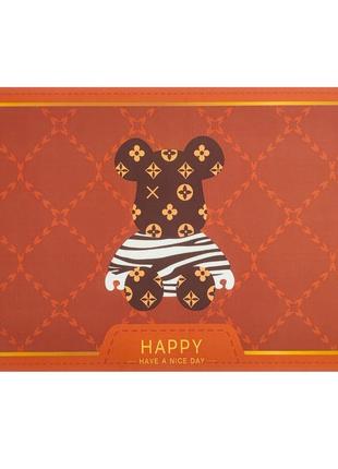 Влагопоглощающий коврик "happy" 40*60cm*3mm (d) sw-00001565