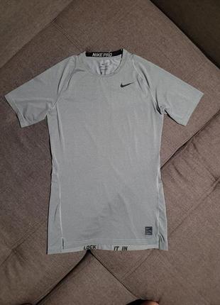 Компрессійна термо футболка nike pro термуха рашгард