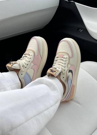 Женские кроссовки nike air force 1 shadow pink glaze6 фото