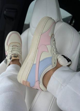 Женские кроссовки nike air force 1 shadow pink glaze8 фото