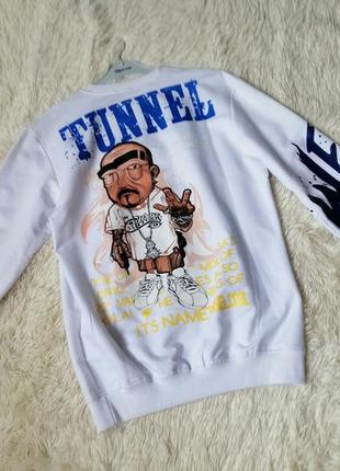 Крутой стильный яркий свитшот принт крутий стильний яскравий світшот принт турція