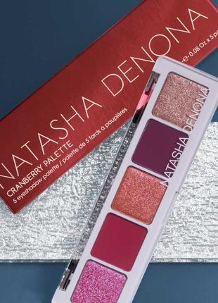 Natasha denona cranberry eyeshadow palette make up1 фото