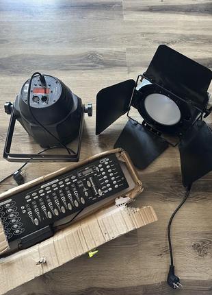 Светодиодный прожектор free color dmx пульт free color c192