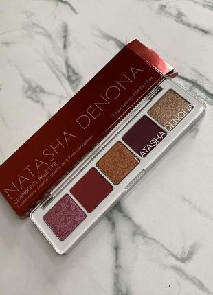 Natasha denona cranberry eyeshadow palette make up7 фото