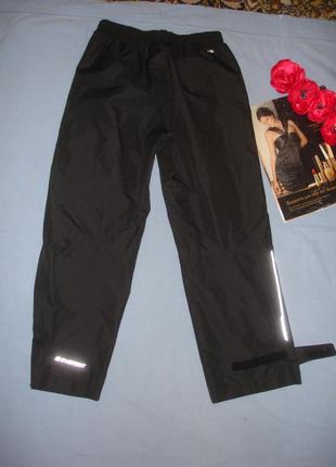 Штаны детские водонепроницаемые 134 см 7-8лет черные легкие спортивные новые