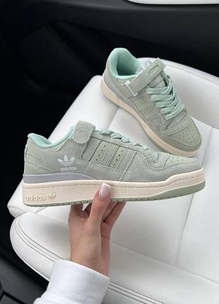 Жіночі кросівки adidas forum low green