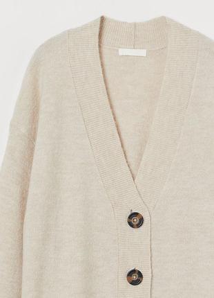 Светло-бежевой кардиган от hm2 фото