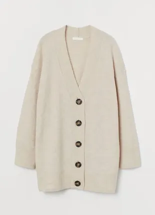 Светло-бежевой кардиган от hm