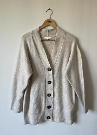 Светло-бежевой кардиган от hm6 фото
