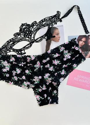 Трусики чики с цветочным принтом от victoria’s secret!