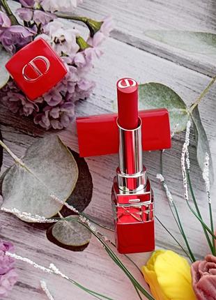 Помада для губ з квітковою олією christian dior rouge dior ultra care2 фото