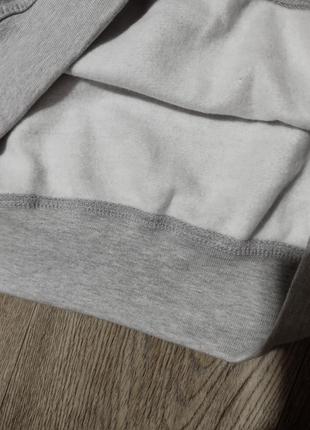 Мужской серый свитшот  / premium / кофта / свитер / мужская одежда / тёплый базовый свитшот /4 фото