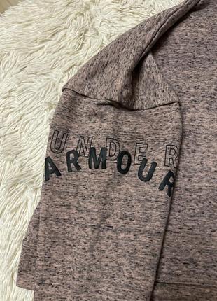 Худи кофта женская свитшот спортивная с капюшоном under armour оригинал бренд классная стильная красивая модная спортивная3 фото