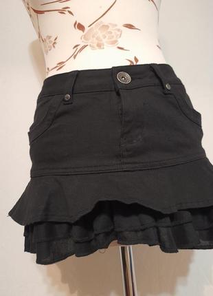 Мини юбка в готическом стиле панк лолита аниме9 фото
